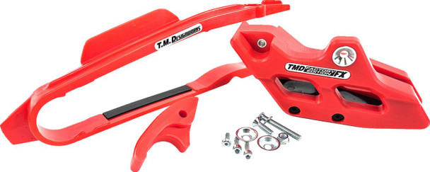 T.M. Designworks - FXK-BT2-RD - Chain Guide/Slider - Red - Beta