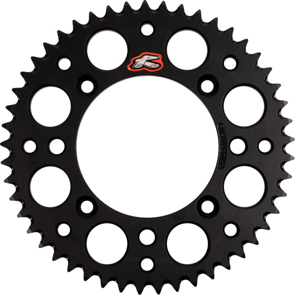 Renthal - 518U-420-49GPBK - Rear Sprocket - Aluminum - 49 Tooth - Black - KTM