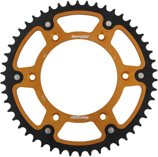 Supersprox - RST-210-50-GLD - Stealth Rear Sprocket - 50 Tooth - Gold - Honda