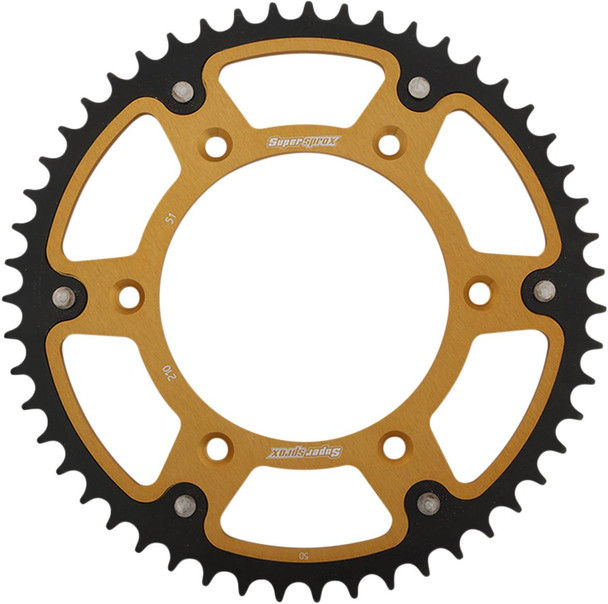 Supersprox - RST-210-51-GLD - Stealth Rear Sprocket - 51 Tooth - Gold - Honda