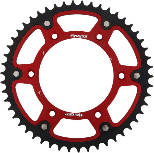 Supersprox - RST-210-50-RED - Stealth Rear Sprocket - 50 Tooth - Red - Honda
