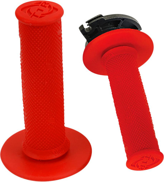 Torc1 - 4650-0402 - Defy Lock-On Grips - Red