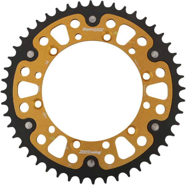 Supersprox - RST-460-48-GLD - Stealth Rear Sprocket - 48 Tooth - Gold - Kawasaki/Suzuki