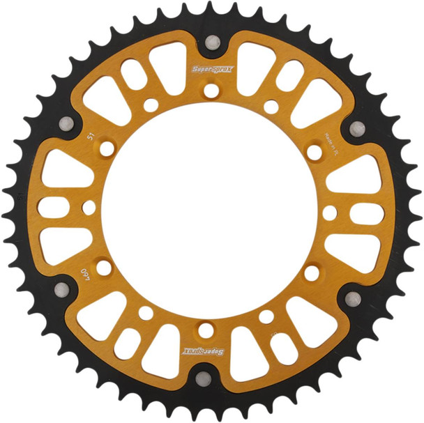 Supersprox - RST-460-51-GLD - Stealth Rear Sprocket - 51 Tooth - Gold - Kawasaki/Suzuki