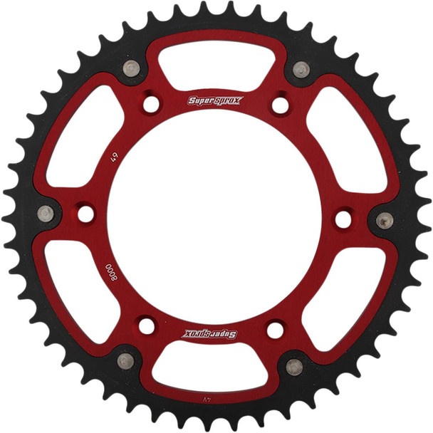 Supersprox - RST-8000-49-RED - Stealth Rear Sprocket - 49 Tooth - Red - Beta