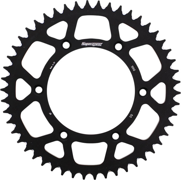 Supersprox - RAL-990-50-BLK - Rear Sprocket - Alloy - Black - 50-Tooth