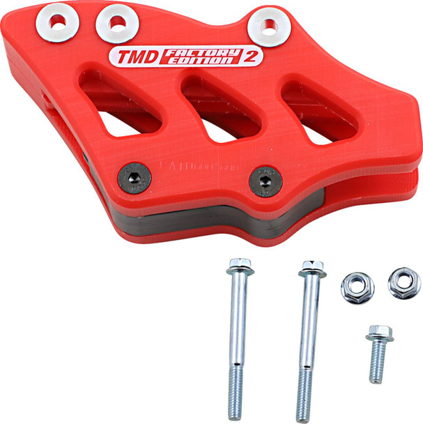 T.M. Designworks - RCG-CR4-RD - Chain Guide - Red - Honda