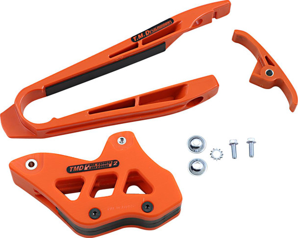 T.M. Designworks - DCK-ORK-OR - Chain Guide/Slider - KTM - Orange