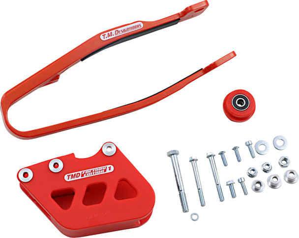 T.M. Designworks - YCP-OR1-RD - Chain Guide/Slider - Yamaha - Red