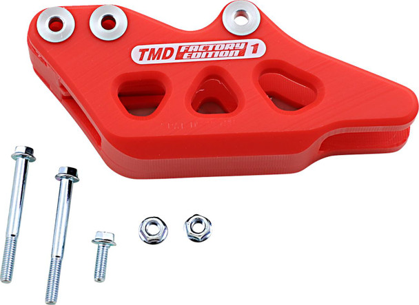 T.M. Designworks - RCG-CR2-RD - Chain Guide - Honda/TM - Red