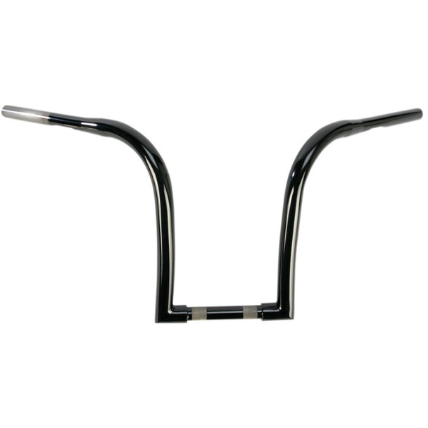 LA Choppers - 12" Gloss Black 1¼" Nice Curves Ape Hanger Handlebars
