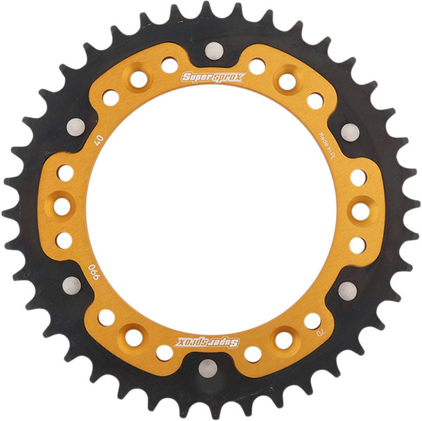 Supersprox - RST-990-40-GLD - Stealth Rear Sprocket - 40 Tooth - Gold - Husaberg/Husqvarna/KTM