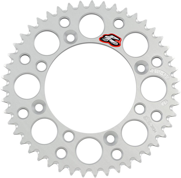 Renthal - 121U-420-47GBSI - Rear Sprocket - Aluminum - 47 Tooth - Silver - YZ 65