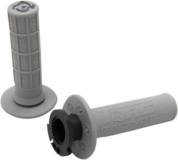 Torc1 - 3750-0702 - Defy Lock-On Grips - 4-Stroke - Gray