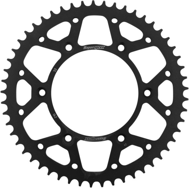 Supersprox - RFE-210-53-BLK - Steel Rear Sprocket - 53 Tooth