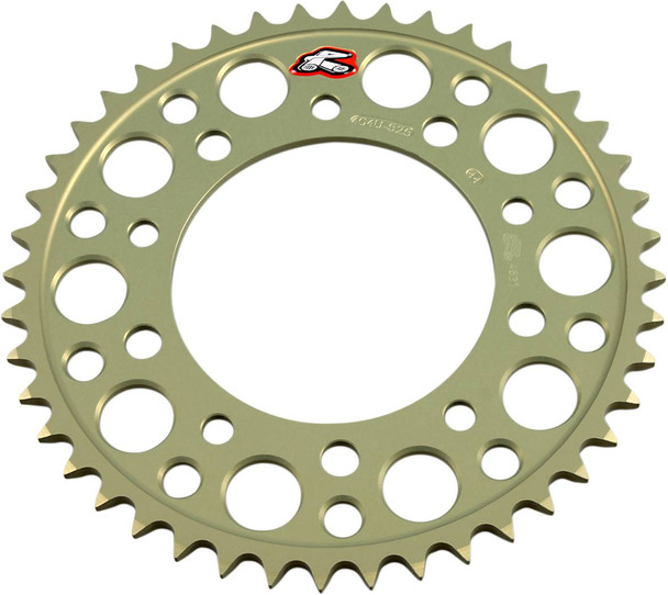 Renthal - 404U-525-44P-HA - Rear Sprocket - Aluminum - 44 Tooth - Honda/Yamaha