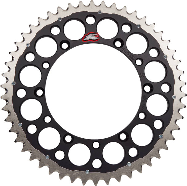Renthal - 1120-520-50GPBK - Twinring™ Rear Sprocket - 50 Tooth - Black - Kawasaki/Suzuki