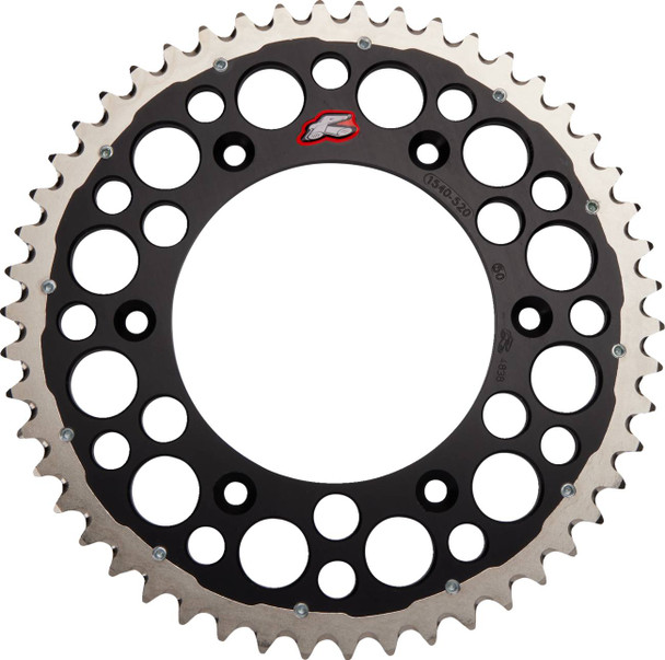 Renthal - 1540-520-50GPBK - Twinring™ Rear Sprocket - 50 Tooth - Black - Honda
