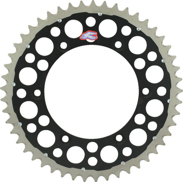 Renthal - 1230-520-49GPBK - Twinring™ Rear Sprocket - 49 Tooth - Black - Kawasaki/Suzuki