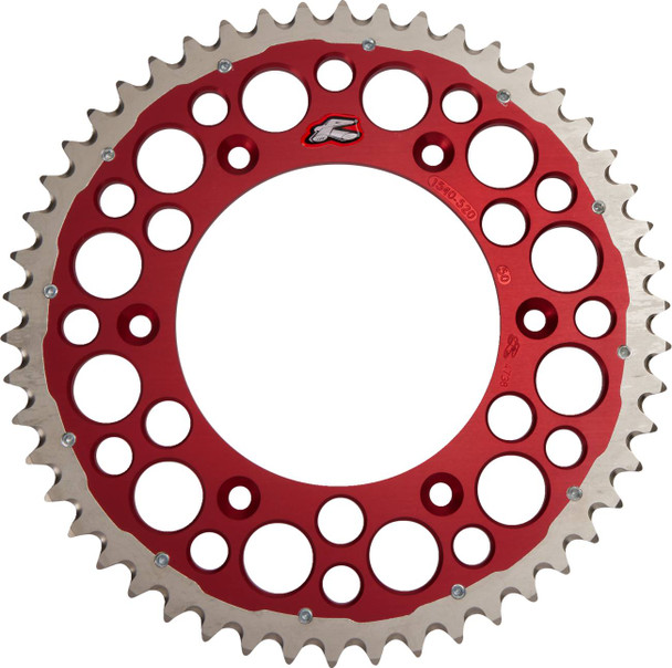 Renthal - 1540-520-50GPRD - Twinring™ Rear Sprocket - 50 Tooth - Red - Honda