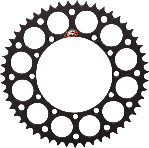 Renthal - 112U-520-51GEBK - Rear Sprocket - Aluminum - 51 Tooth - Black - Kawasaki