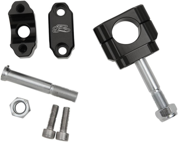 Renthal - CL002 - Rubber-Mounted Handlebar Clamp - 1-1/8" - No Offset