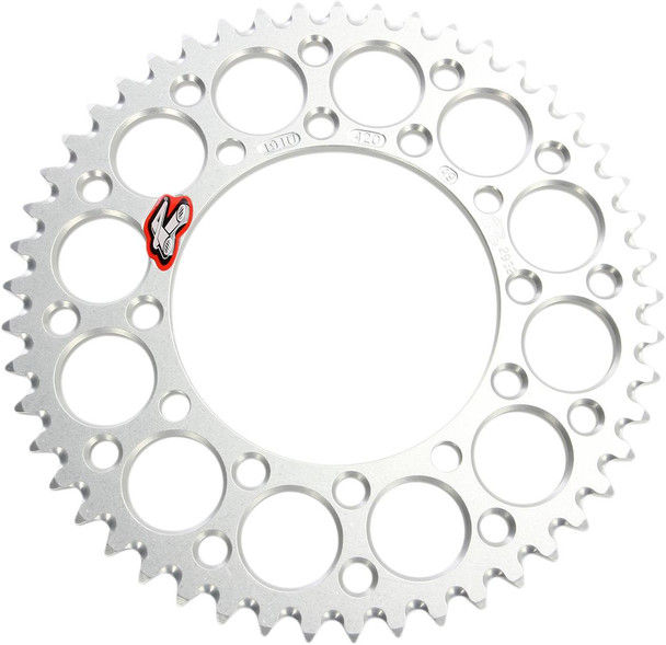Renthal - 191U-420-49GESI - Rear Sprocket - Aluminum - 49 Tooth - Silver - Kawasaki