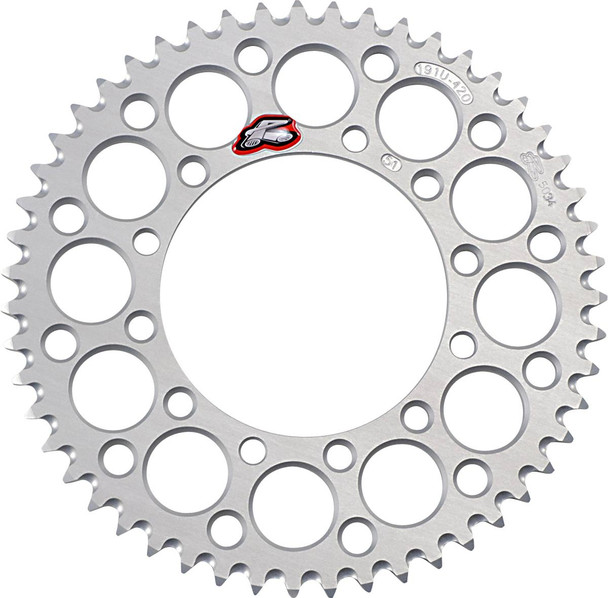 Renthal - 191U-420-51GESI - Rear Sprocket - Aluminum - 51 Tooth - Silver - Kawasaki