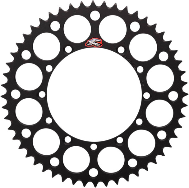 Renthal - 112U-520-52GEBK - Rear Sprocket - Aluminum - 52 Tooth - Black - Kawasaki