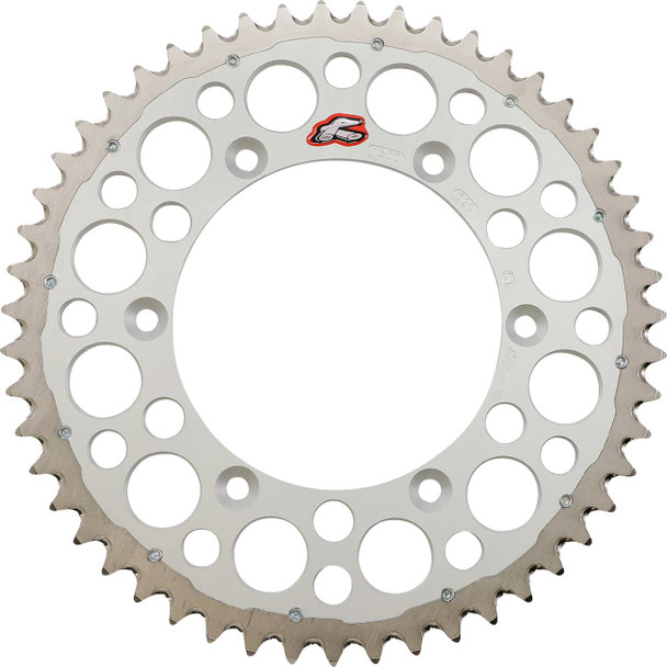 Renthal - 1500-520-51GPSI - Twinring™ Rear Sprocket - 51 Tooth - Silver - Yamaha