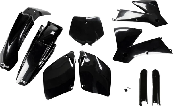 Ufo - KTKIT501F@001 - Body Kit - Black - KTM - SX '01-'02