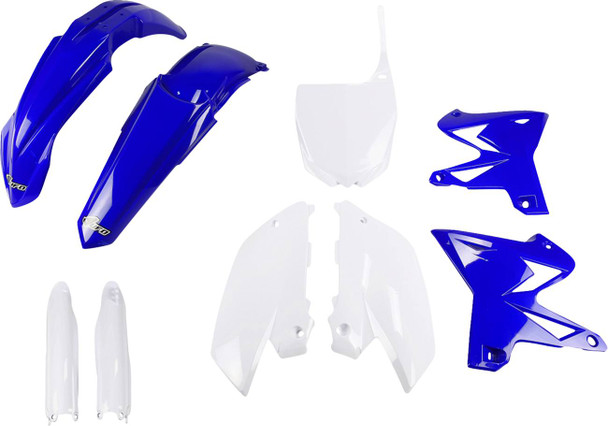 Ufo - YAKIT312F@999 - Body Kit - OEM Blue/White - Yamaha - YZ '08-'14