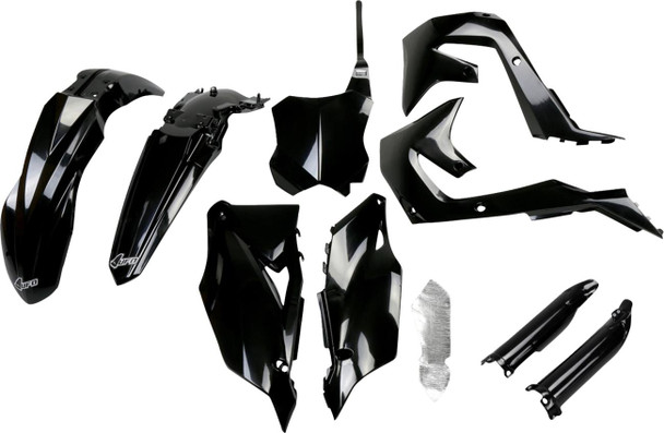 Ufo - KAKIT227F@001 - Body Kit - Black - Kawasaki - KX '19-'24