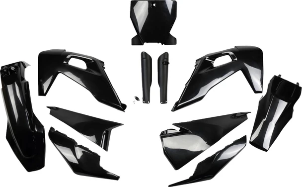 Ufo - HUKIT622F@001 - Body Kit - Black - Husqvarna - TC/FC '19-'22