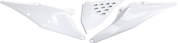 Ufo - KT05004-042 - Side Panels - KTM White - Vented