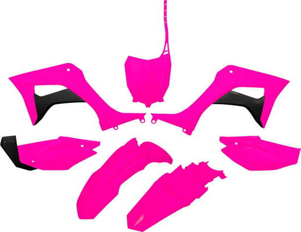 Ufo - HOKIT124-P - Replacement Body Kit - Fluorescent Pink - Honda - CRF '19-'26