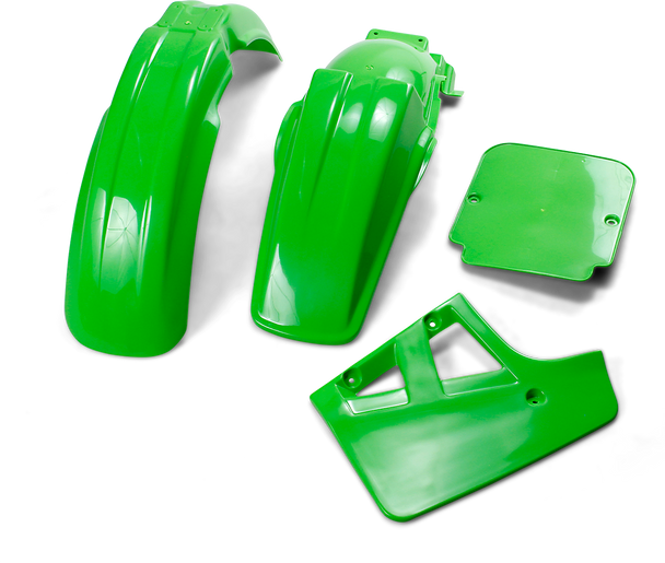 Ufo - KAKIT198-026 - Replacement Body Kit - OEM Green - Kawasaki - KX '88