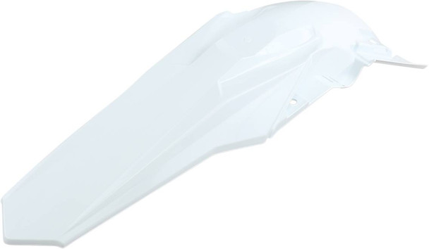 Ufo - SU04940-041 - MX Rear Fender - White - Suzuki - RMZ '18-'26