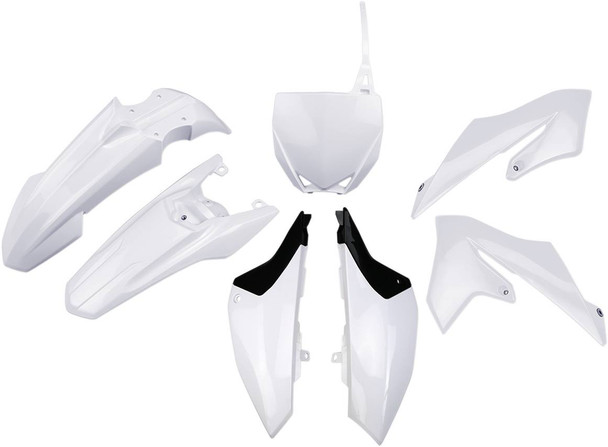 Ufo - YAKIT322-046 - Replacement Body Kit - White/Black - Yamaha - YZ '19-'26