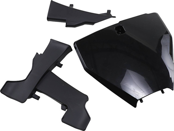 Ufo - HU03395001 - Front Number Plate - With Extension - Black