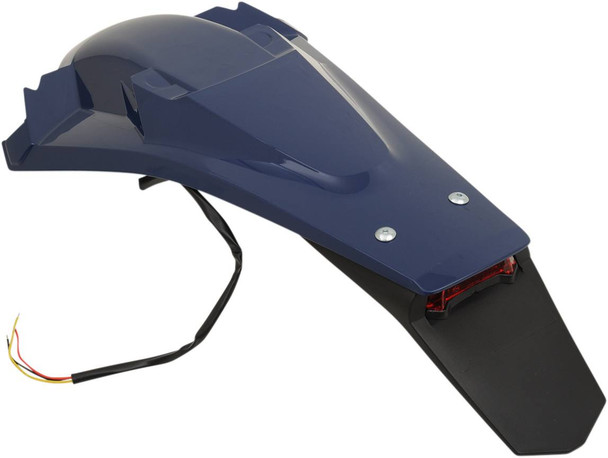 Ufo - HU03388087 - Enduro Rear Fender - with Light - Blue