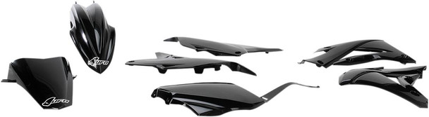 Ufo - KAKIT222-001 - Replacement Body Kit - Black - Kawasaki - KX '14-'21