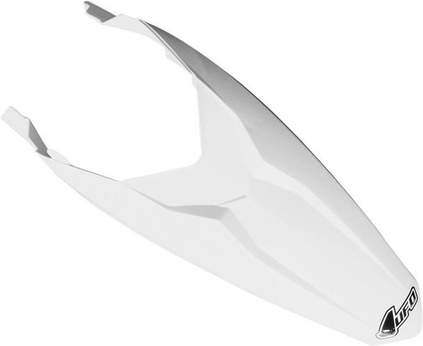 Ufo - KT04045-047 - MX Rear Fender - '98-'19 OEM White - KTM - SX '13-'17