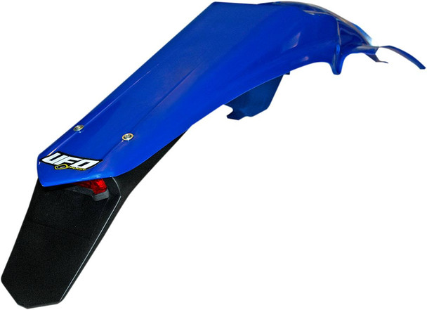 Ufo - YA03889-089 - Enduro Rear Fender with LED Light - Reflex Blue