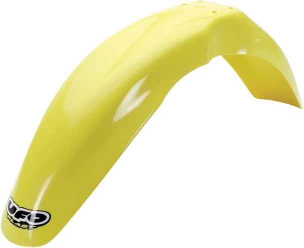 Ufo - SU03967-102 - Front Fender - Fluorescent Yellow - Suzuki - RM '00-'23