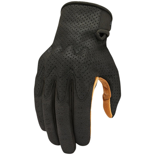  Icon - Men's Airform™ Gloves - Black/Tan 