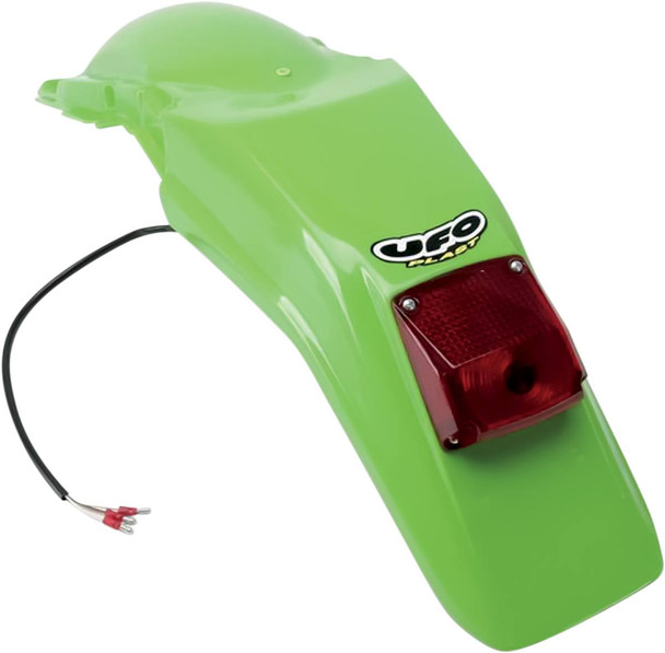 Ufo - KA02789-026 - Enduro Rear Fender - With Light - Green