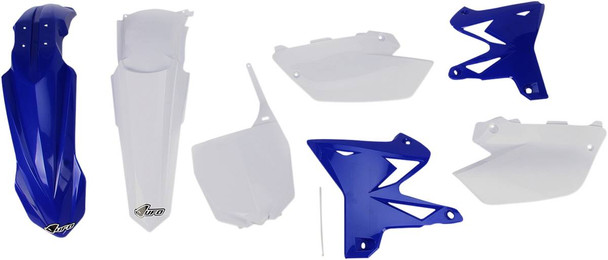 Ufo - YAKIT312-999W - Restyle Body Kit - '13 OEM Blue/White - Yamaha - YZ 125/250