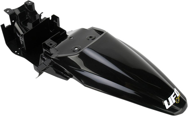 Ufo - KA04715-001 - MX Rear Fender - Black - Kawasaki - KLX '10-'25