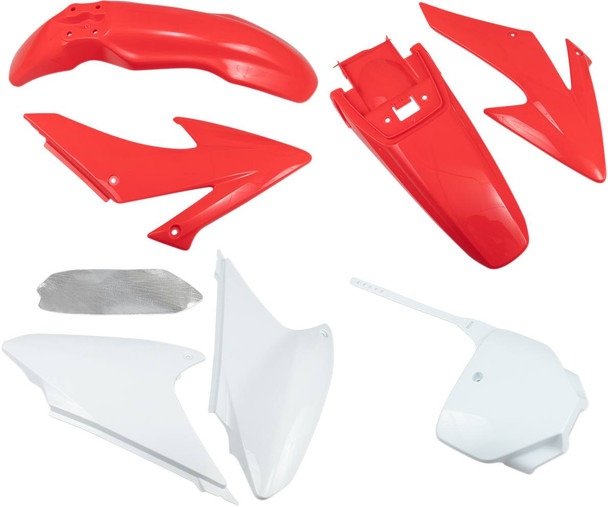 Ufo - HOKIT117-999 - Replacement Body Kit - OEM Red/White - Honda - CRF '08-'14